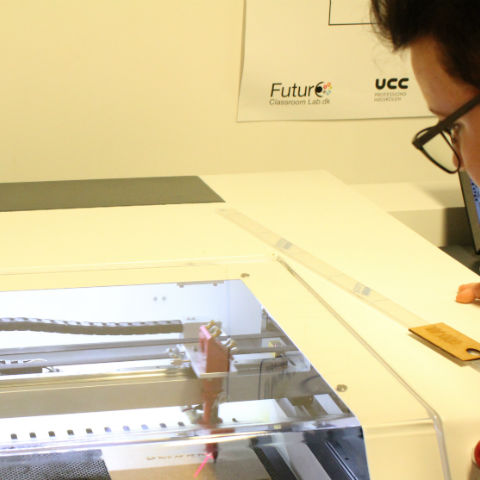Lasercutter i aktion